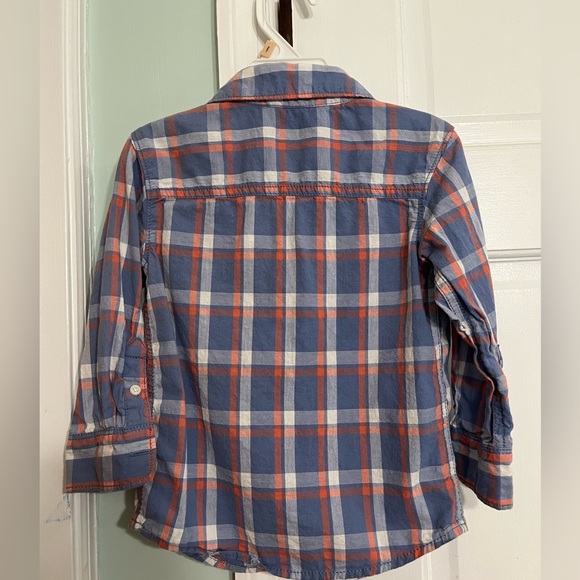 Boys Plaid Button Down - Picture 2 of 2